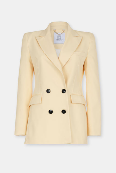 Sako na dvoredno kopčanje Tiffany Production