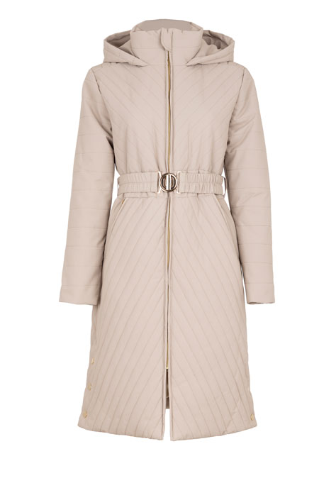 Prošivena jakna sa kapuljačom i kaišem Tiffany Production