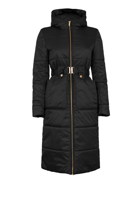 Tiffany Production Ženska midi jakna sa kapuljačom i kaišem