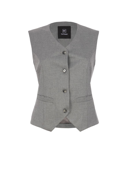 Ženski kratki prsluk sa V-izrezom Tiffany Production