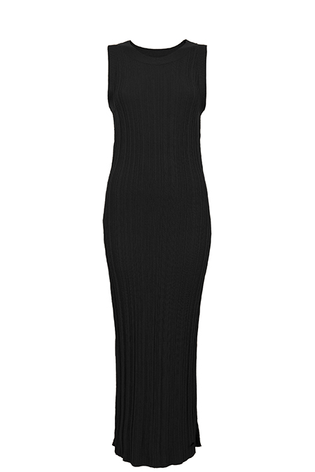 Rebrasta midi haljina bez rukava Tiffany Production