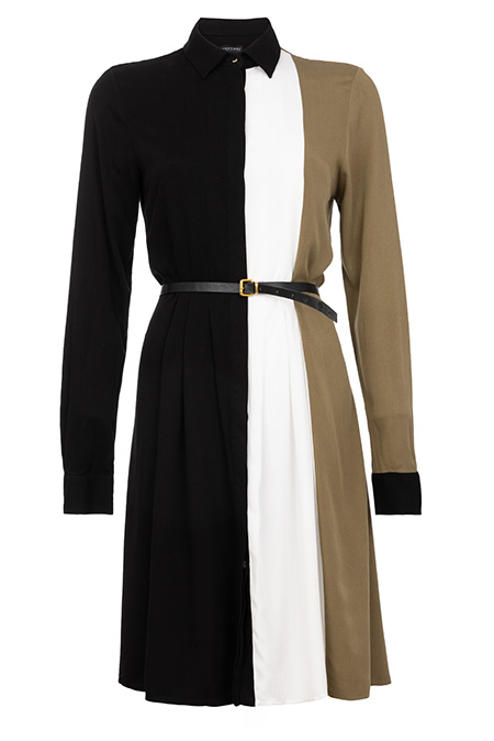 Haljina od 100% viskoze sa kontrastnim dezenom Tiffany Production