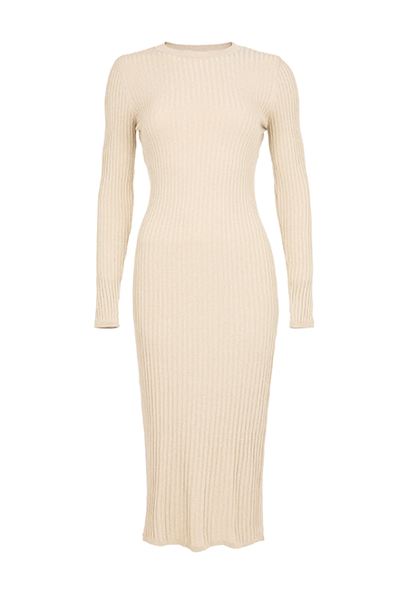 Trikotažna midi haljina dugih rukava Tiffany Production