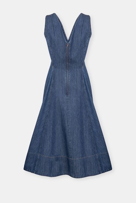 Teksas haljina bez rukava sa V izrezom Tiffany Production