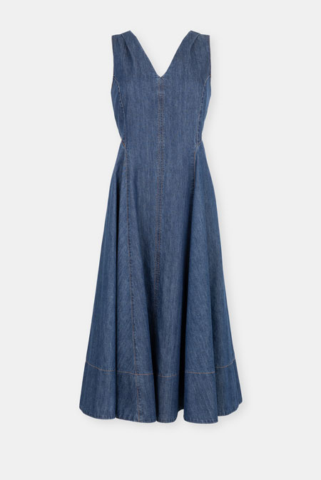 Teksas haljina bez rukava sa V izrezom Tiffany Production