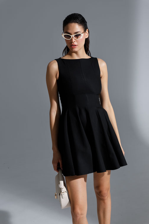 Mini haljina bez rukava Tiffany Production