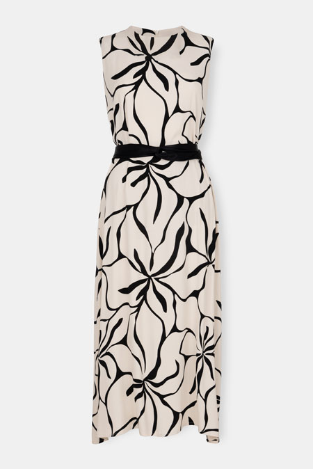 Haljina bez rukava sa naglašenim strukom Tiffany Production