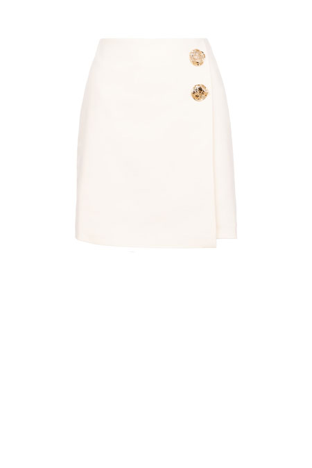 Mini suknja sa imitacijom preklopa Tiffany Production