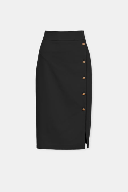 Tiffany Production Uska suknja ispod kolena