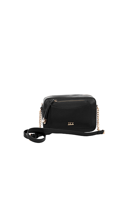 Ženska crossbody torba sa lancem i prednjim džepom Tiffany Production