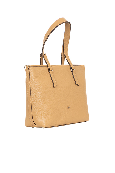 Velika ženska kožna torba sa ručkama i kaišem Tiffany Production