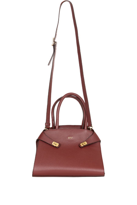 Ženska kožna torba sa ukrasnim kopčanjem Tiffany Production