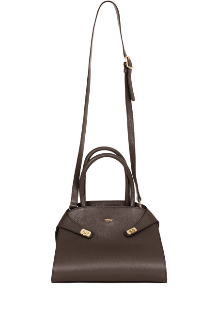 Ženska kožna torba sa ukrasnim kopčanjem Tiffany Production