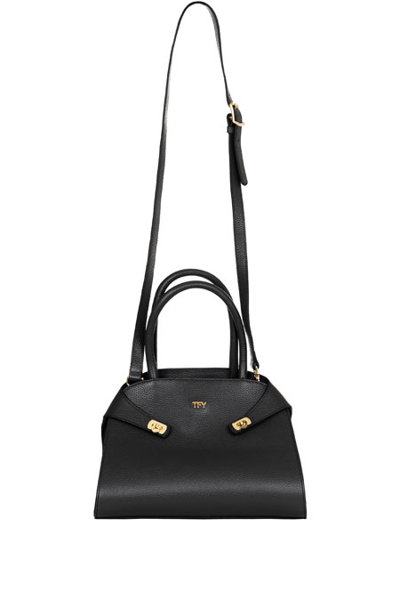 Ženska kožna torba sa ukrasnim kopčanjem Tiffany Production