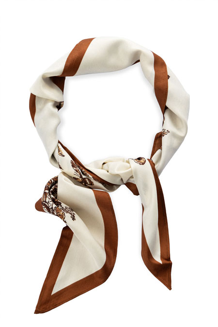 Elegantna marama u braon i bež tonovima Tiffany Production