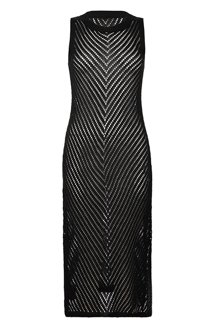 Tiffany Production Mrežasti kaftan bez rukava