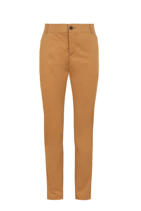 Tiffany Production Muške jednobojne pantalone od pamuka i elastina