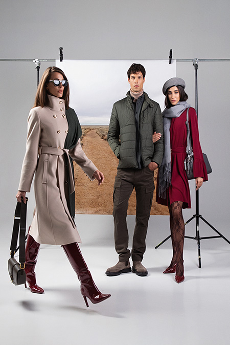 Muške pantalone dubokog struka sa bočnim džepovima Tiffany Production