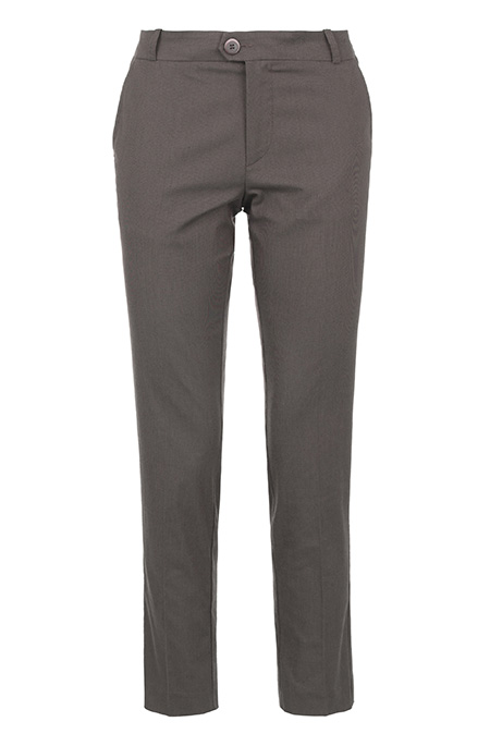 Tiffany Production Muške slim fit pantalone sa rajsferšlusom i dugmetom