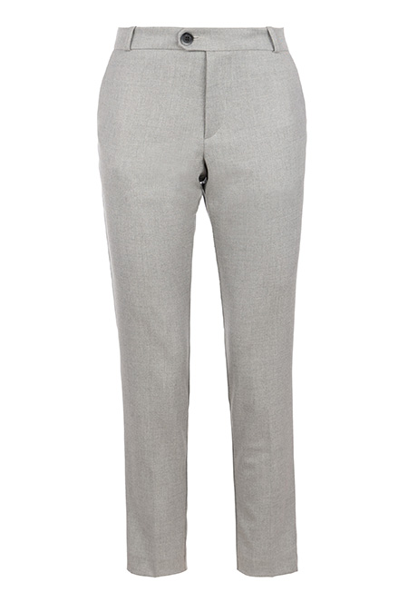 Tiffany Production Muške slim fit pantalone sa rajsferšlusom i gajkama