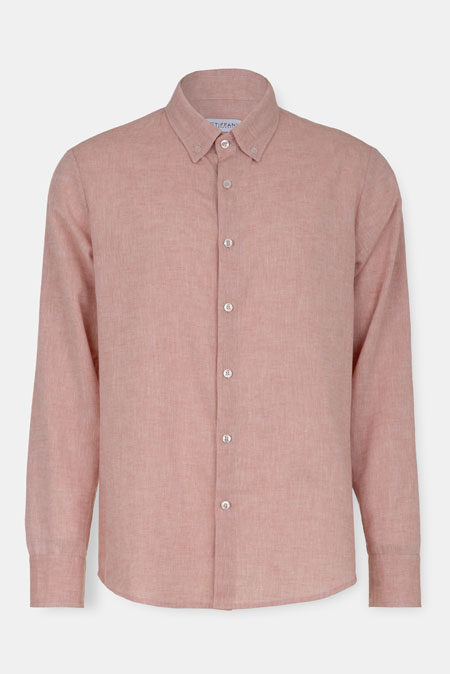 Lagana košulja od pamuka i lana Tiffany Production