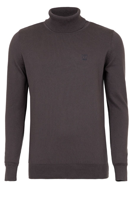 Bazna muška rolka dugih rukava sa rebrastom porubom Tiffany Production