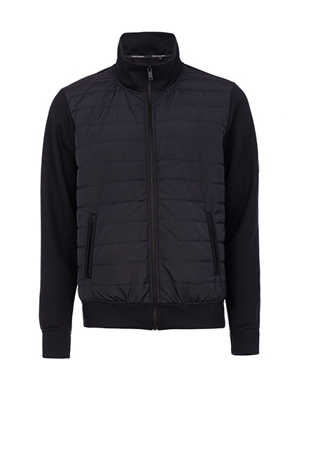 Muški duks dugih rukava sa visokom kragnom i štepanim detaljem Tiffany Production