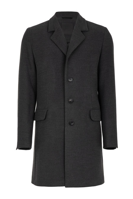 Tiffany Production Klasični muški kaput sa V-izrezom i reverima