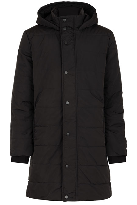 Muška jakna sa kapuljačom i prošivenim detaljima Tiffany Production