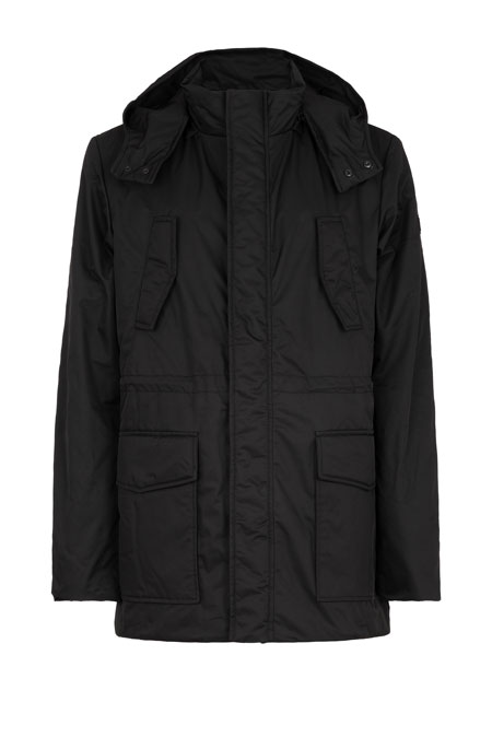 Muška jakna sa kapuljačom i visokom kragnom Tiffany Production