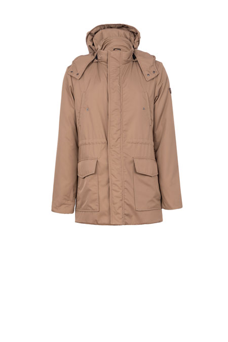 Tiffany Production Muška jakna sa kapuljačom i visokom kragnom