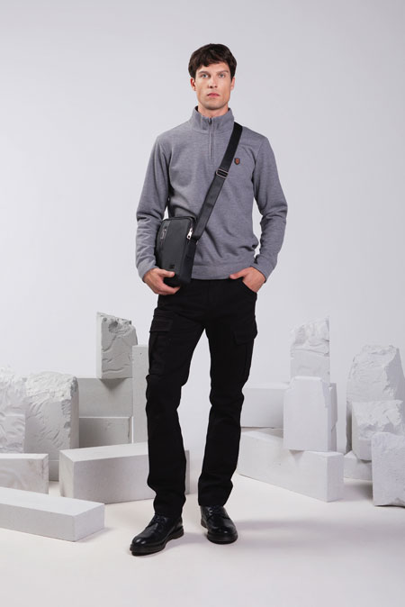 Tiffany Production Muška torba sa podesivim kaišem i spoljašnjim džepom