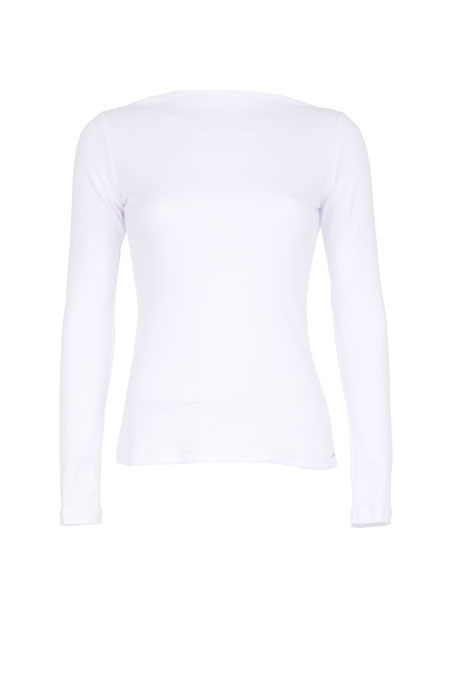 Majica dugih rukava sa čamac izrezom Tiffany Production