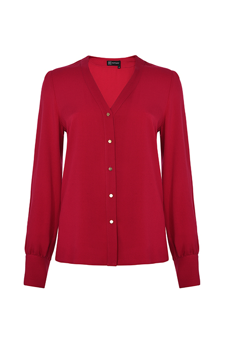 Viskozna bluza na kopčanje Tiffany Production