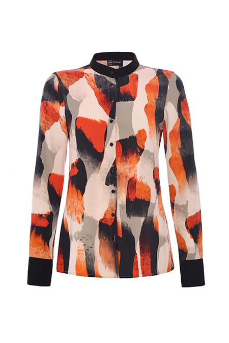 Tiffany Production Viskozna dezen bluza 