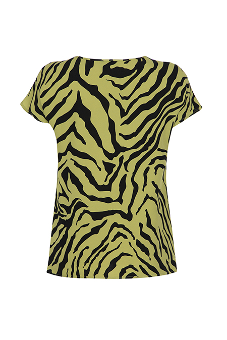 Bluza kratkih rukava u zebra dezenu Tiffany Production