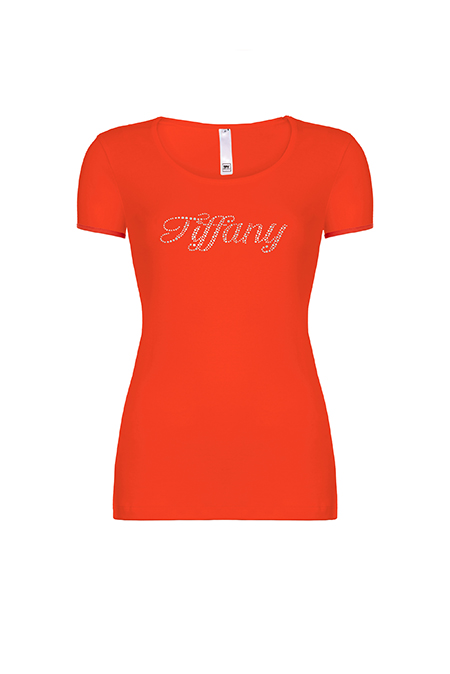 Ženska bazna majica kratkih rukava sa okruglim izrezom  Tiffany Production
