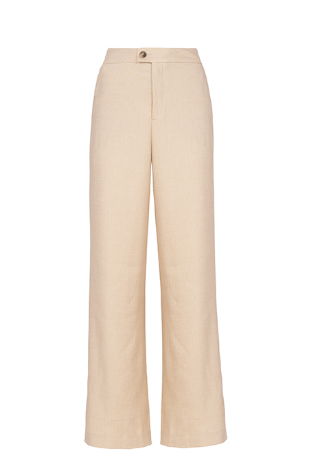 Ženske pantalone širokih nogavica sa bočnim džepovima Tiffany Production