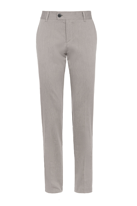 Tiffany Production Muške pantalone slim kroja dubokog struka sa gajkama na pojasu