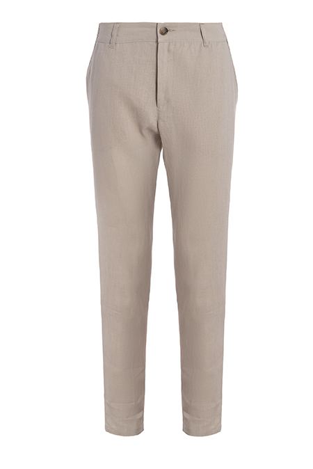 Muške lanene pantalone slim kroja Tiffany Production